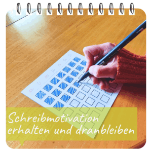 Schreibende Hand, die Fortschrittstracker abhakt