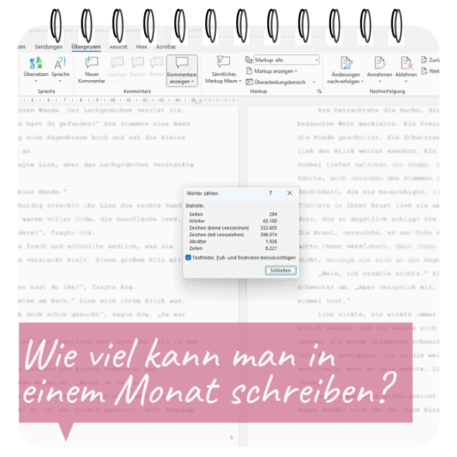 Wordcount in einer Word-Datei